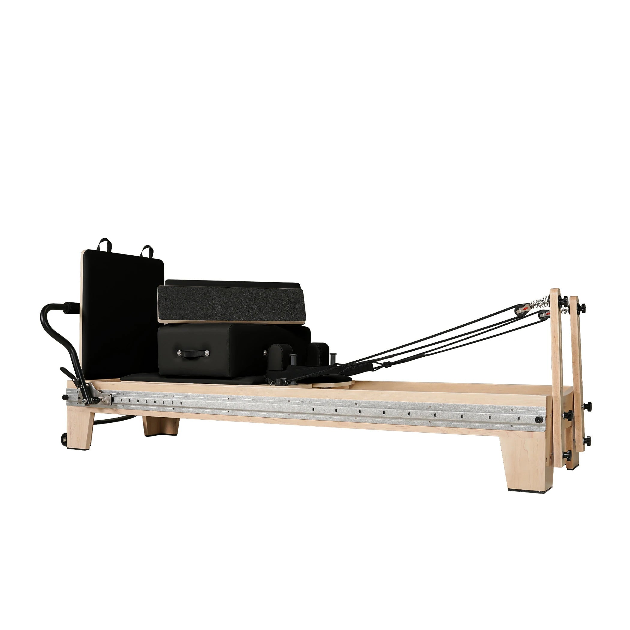 Maple Full Track Split Glide Pilates Reformer Black