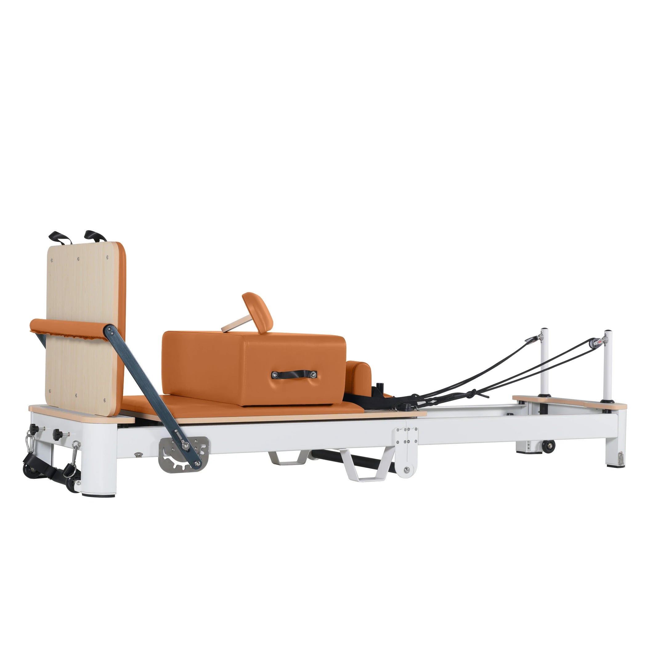Folding Pilates Aluminum Alloy Reformer Orange