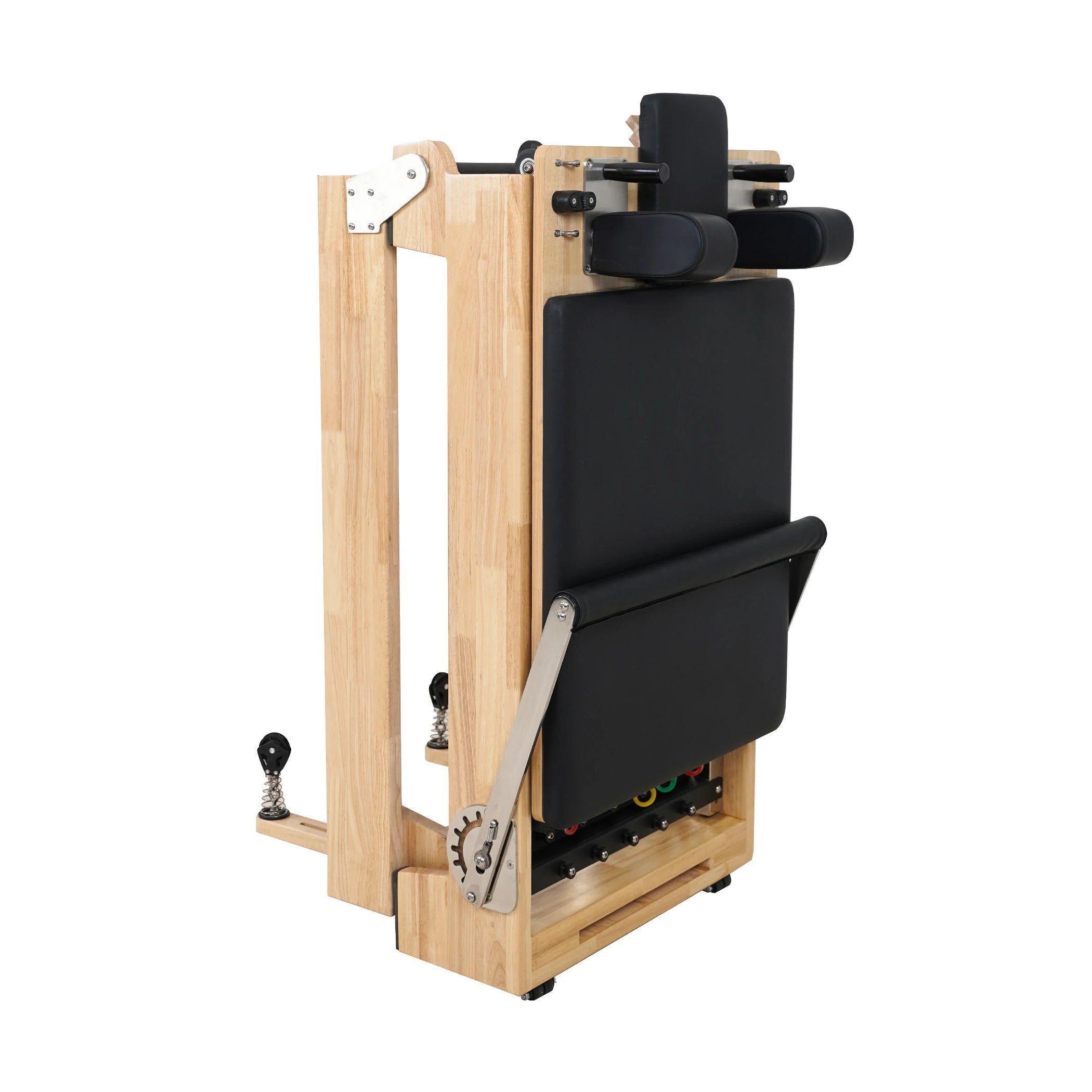 Oak Folding Classic Pilates Reformer – Black