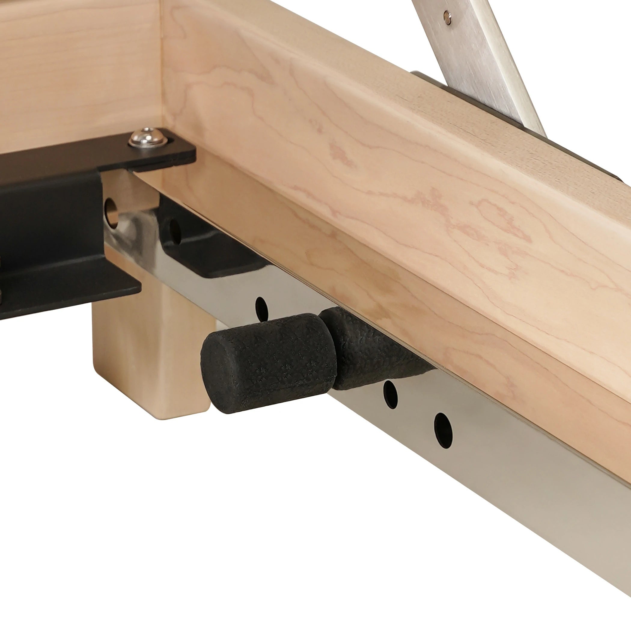 Foldable Maple Wood Pilates Reformer Orange