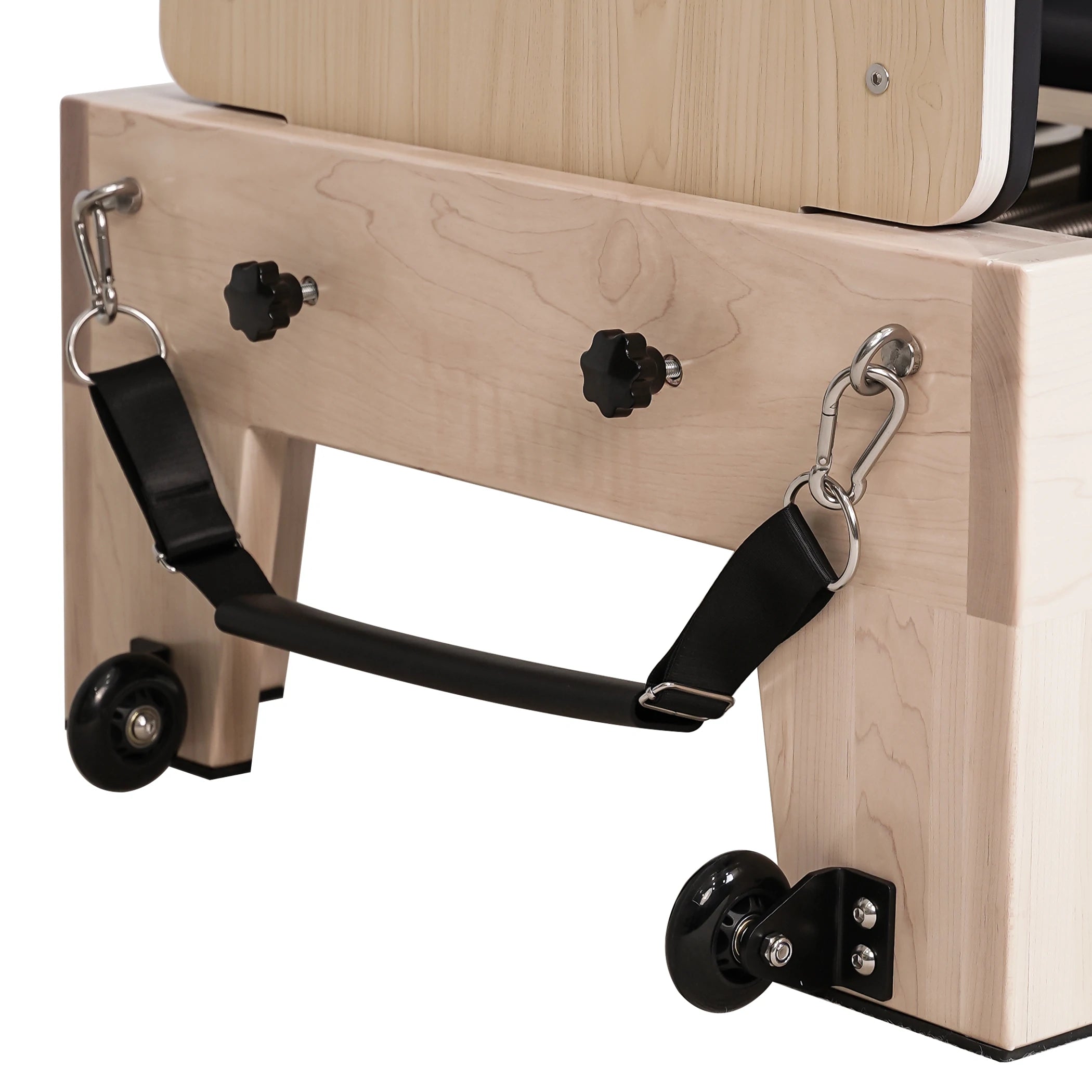 Maple Wood Pilates Reformer Black
