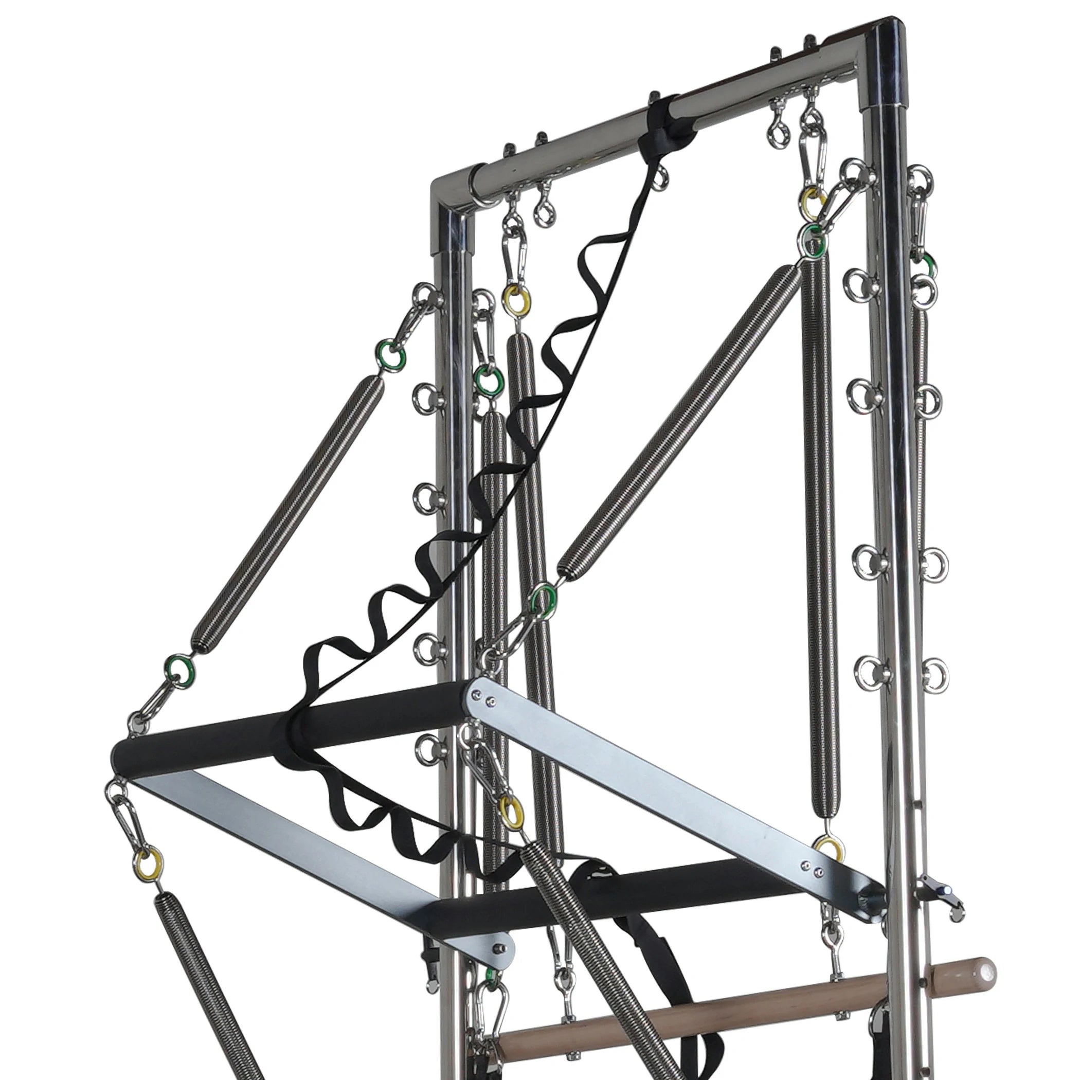 Aluminum Pilates Reformer with Tower Grey