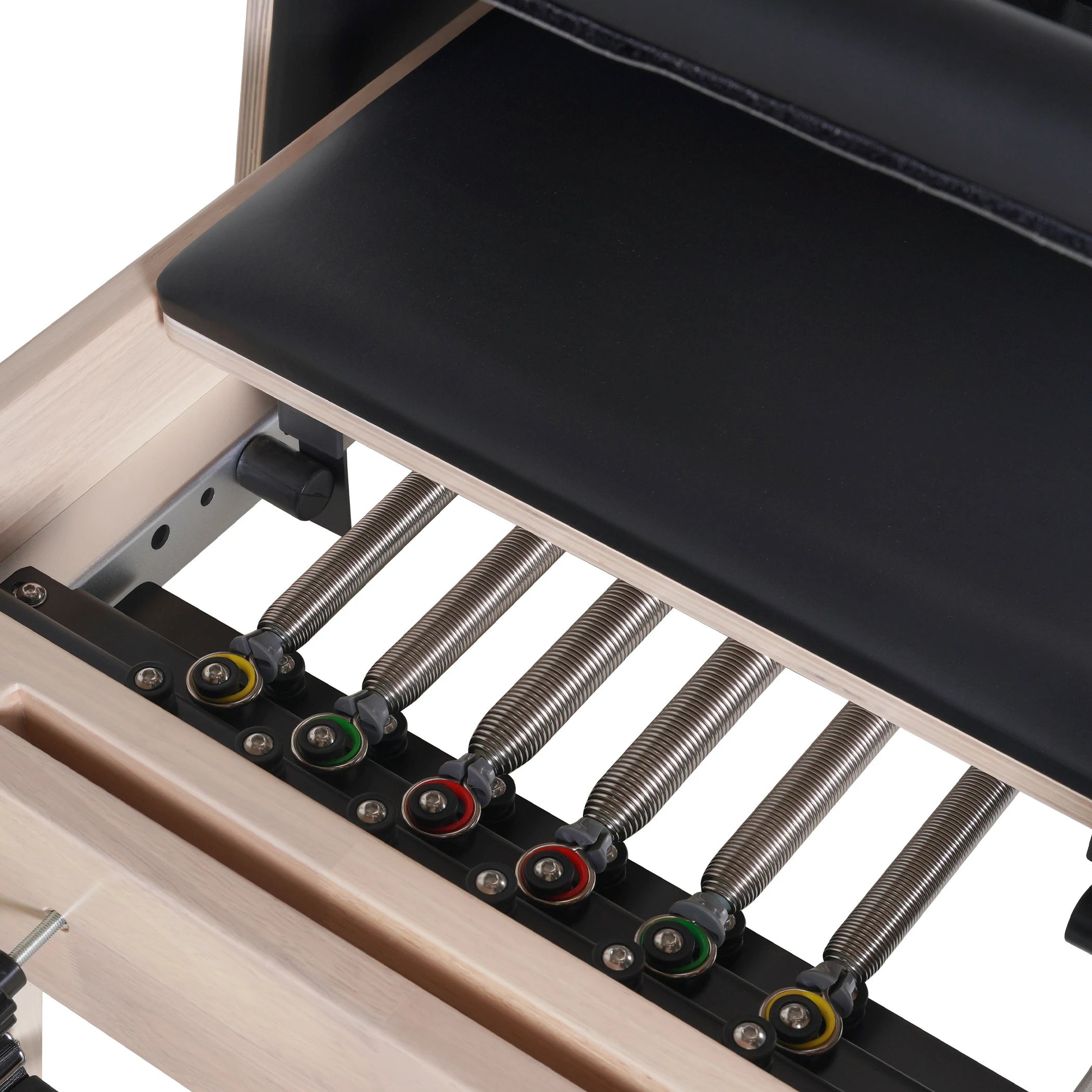 Oak Full Track Split Glide Pilates Reformer Black