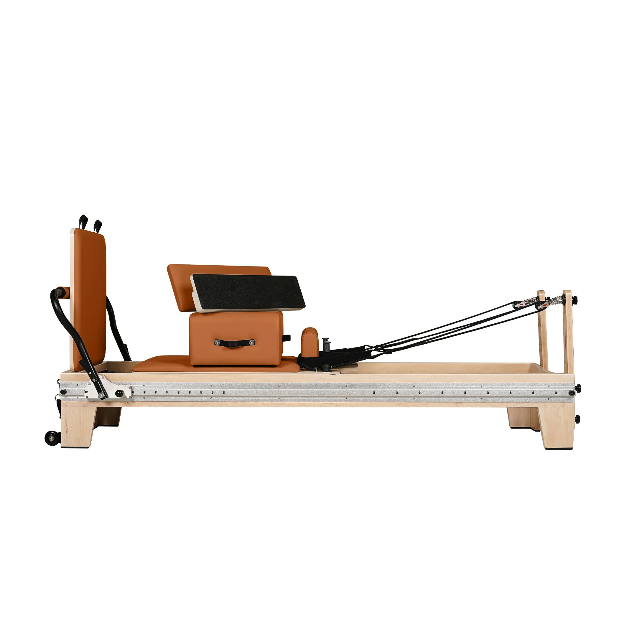 Maple  Full Track Split Glide Pilates Reformer Orange