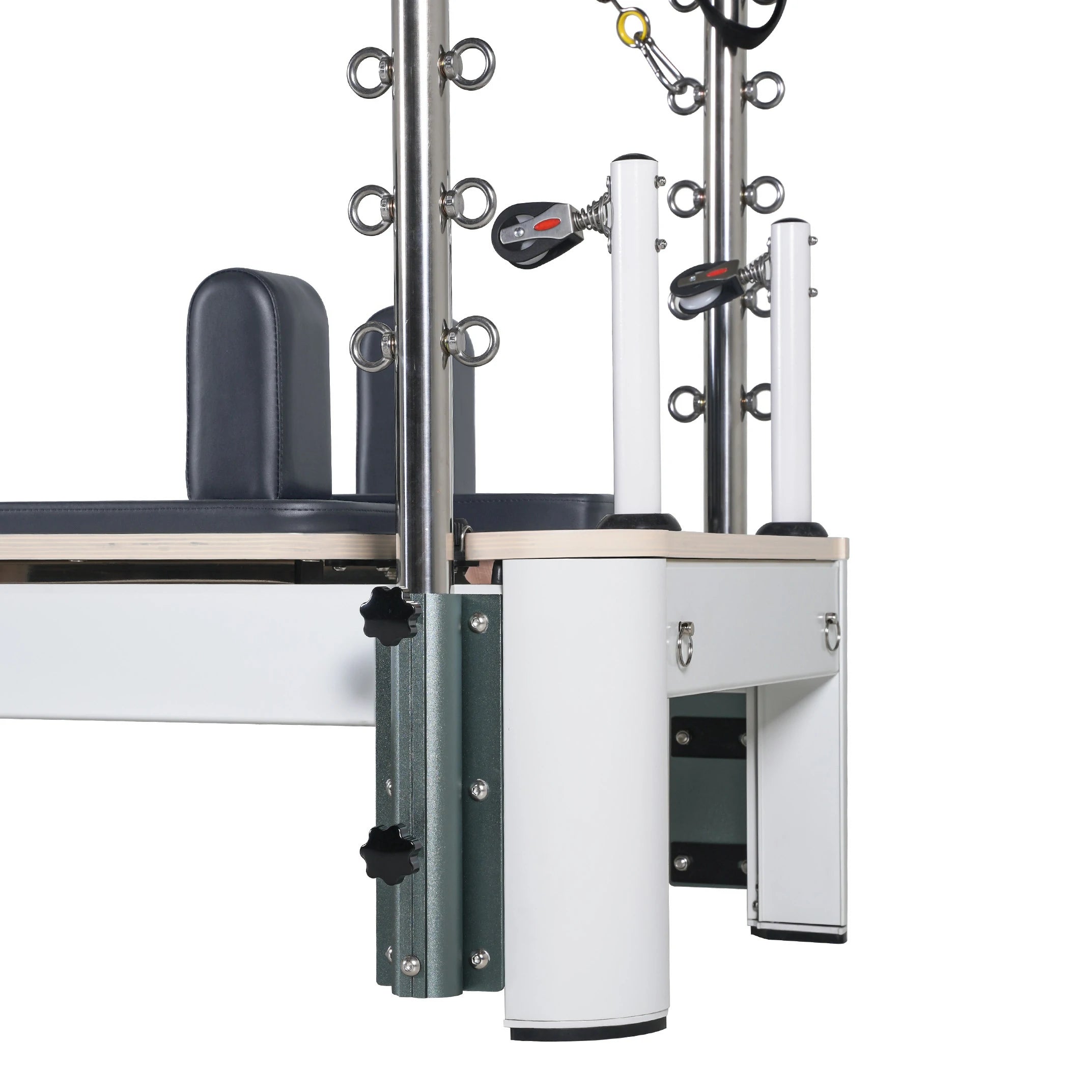 Aluminum Pilates Reformer with Tower Grey