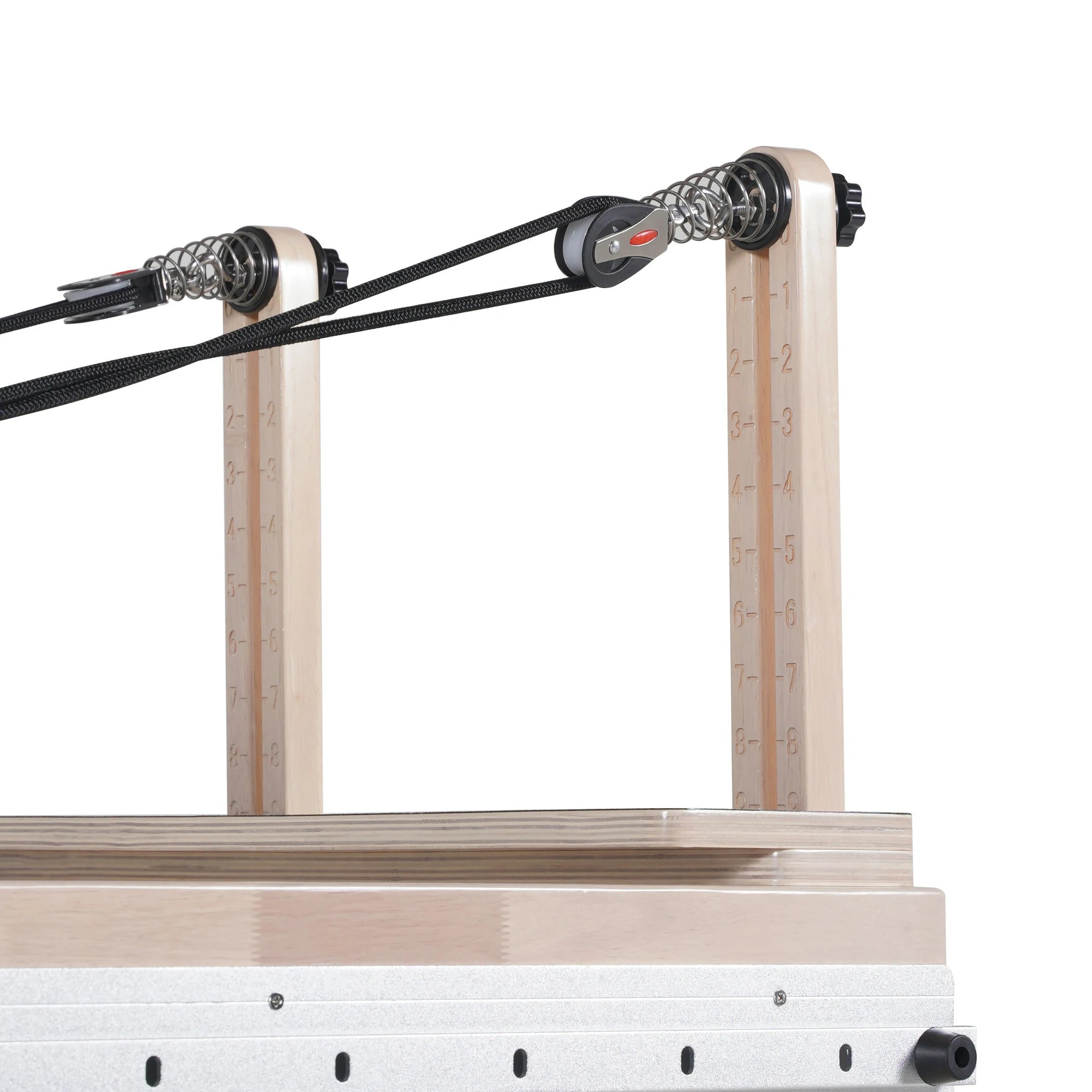 Oak Full Track Split Glide Pilates Reformer Black