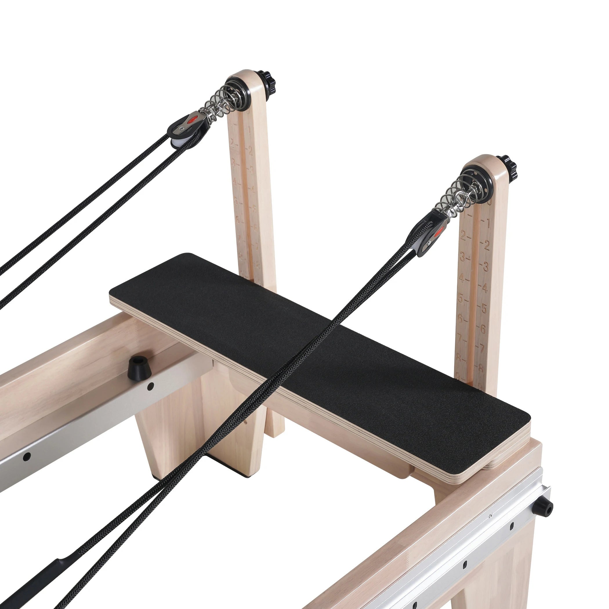 Oak Full Track Split Glide Pilates Reformer Black
