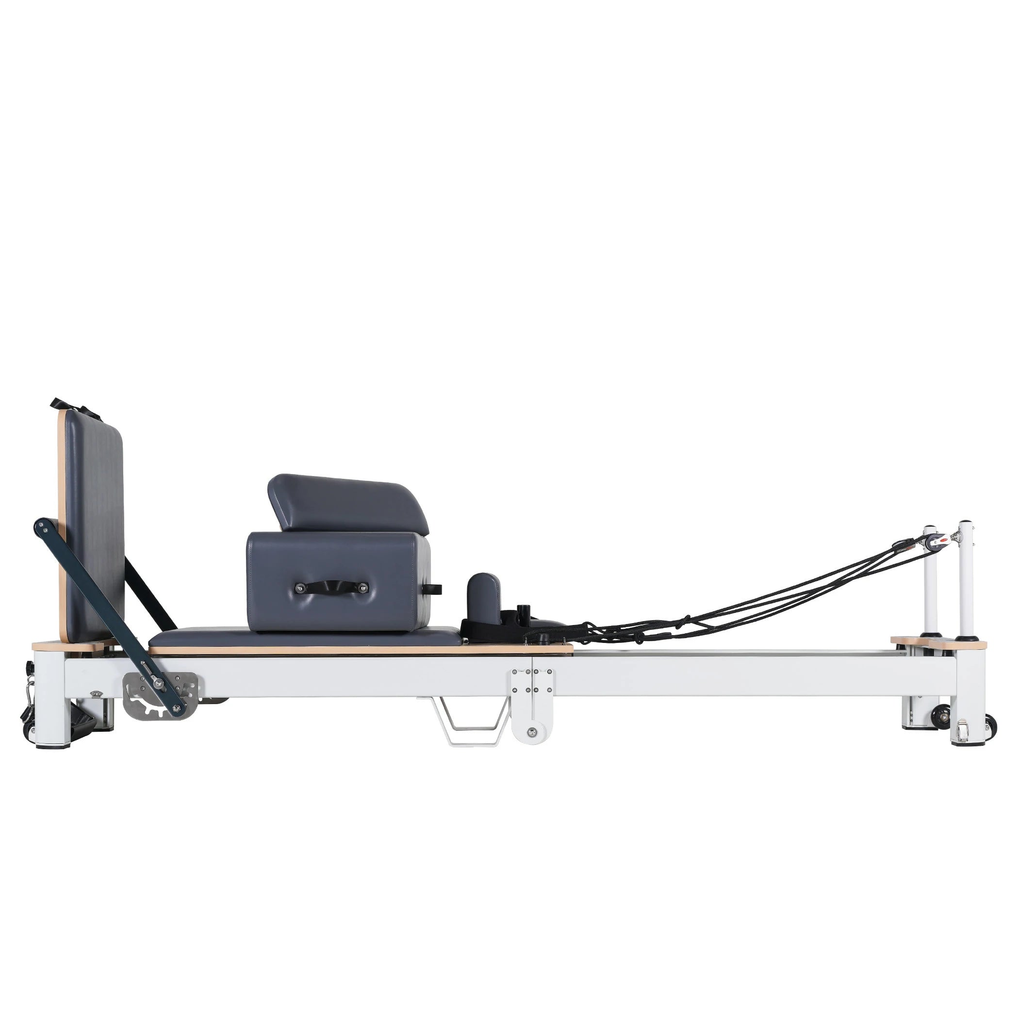 Folding Pilates Aluminum Alloy Reformer Grey