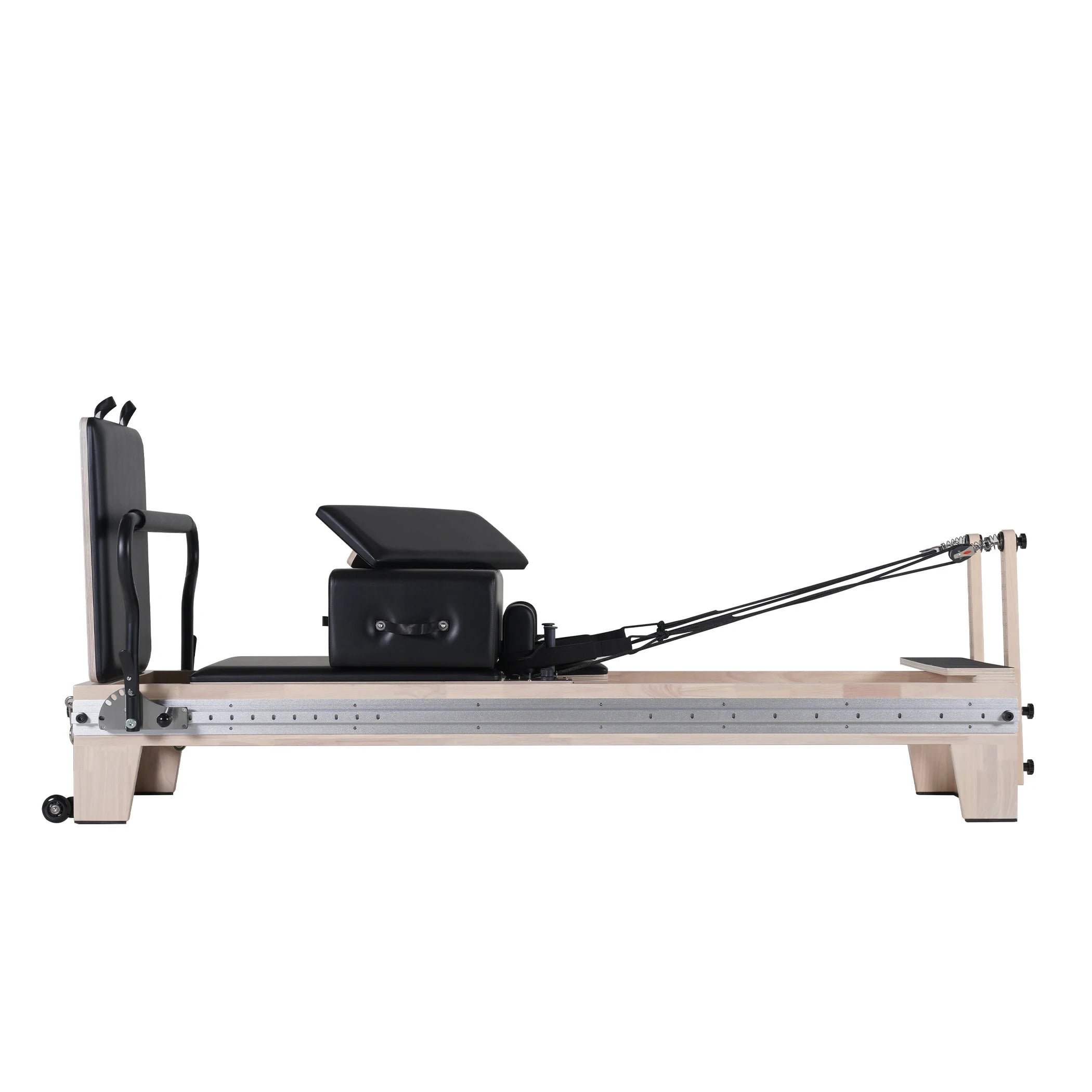 Oak Full Track Split Glide Pilates Reformer Black
