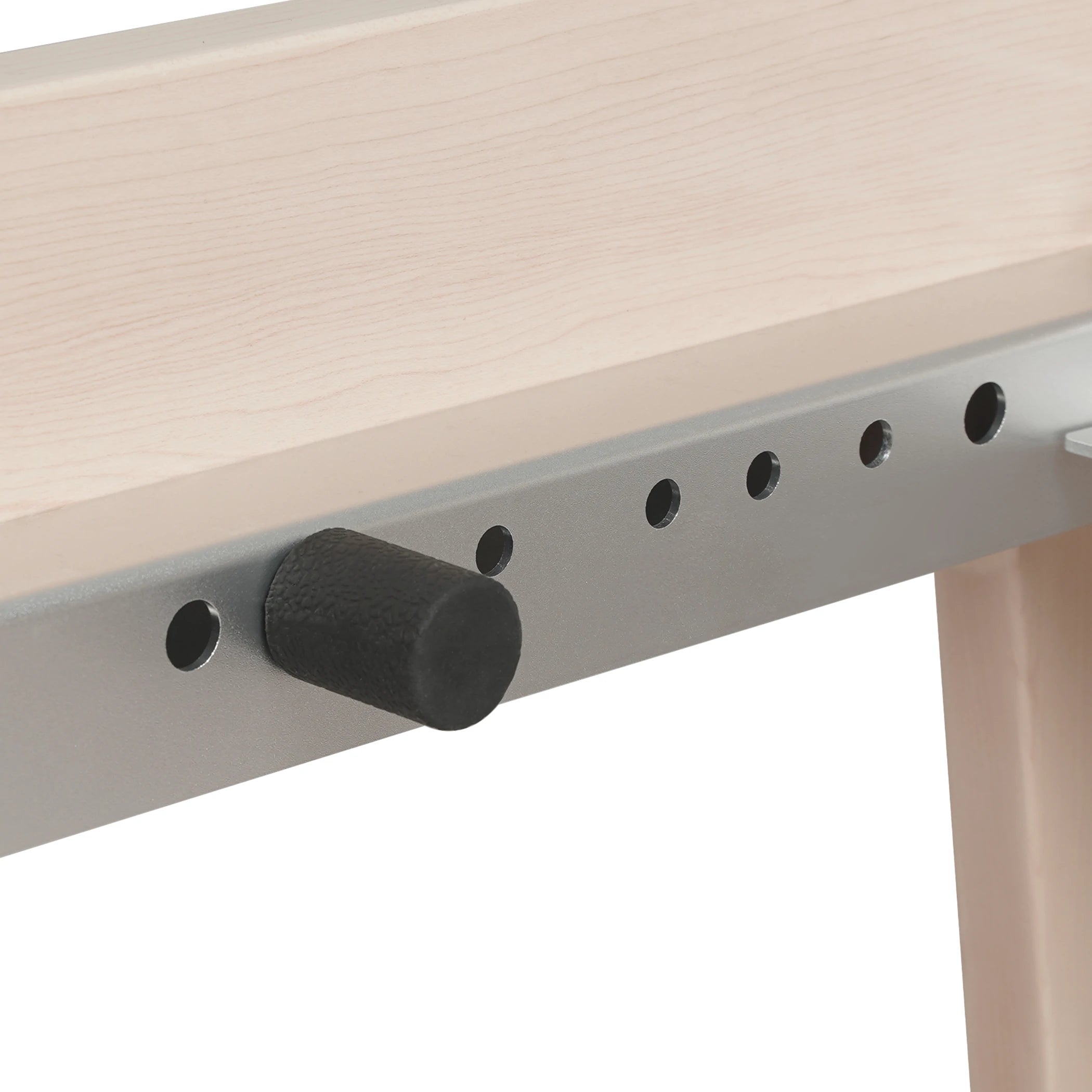 Maple Wood Pilates Reformer White