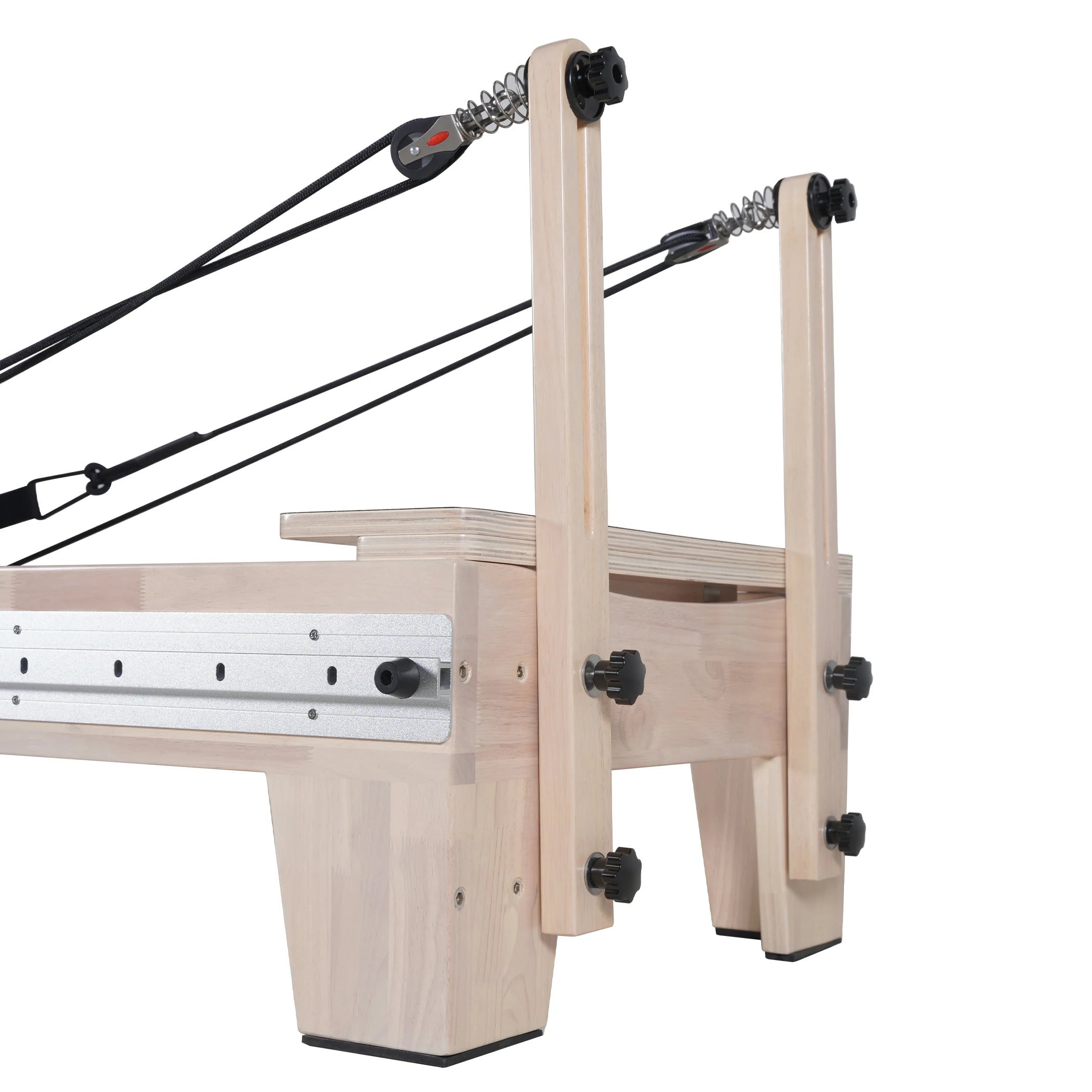 Oak Full Track Split Glide Pilates Reformer Black