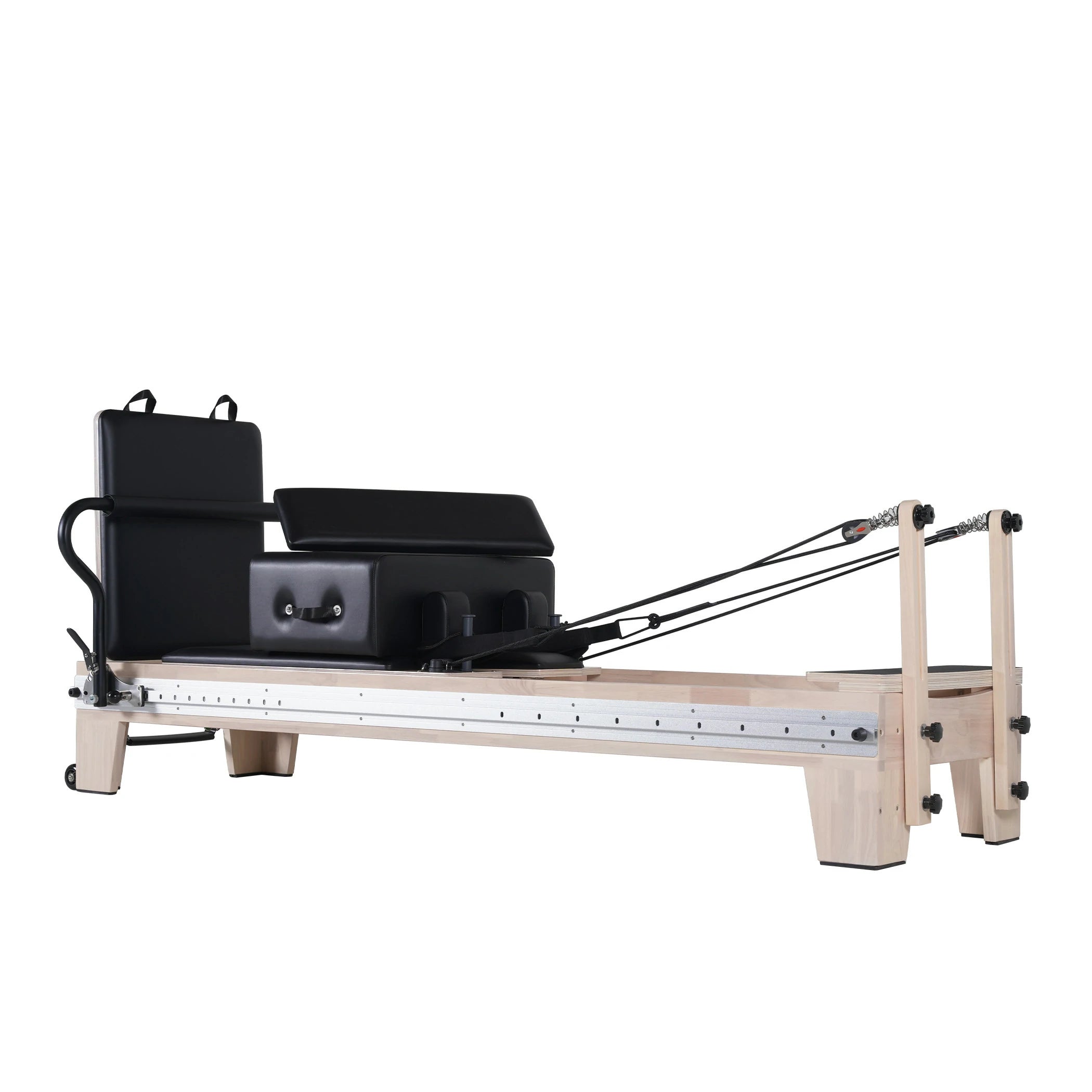 Oak Full Track Split Glide Pilates Reformer Black
