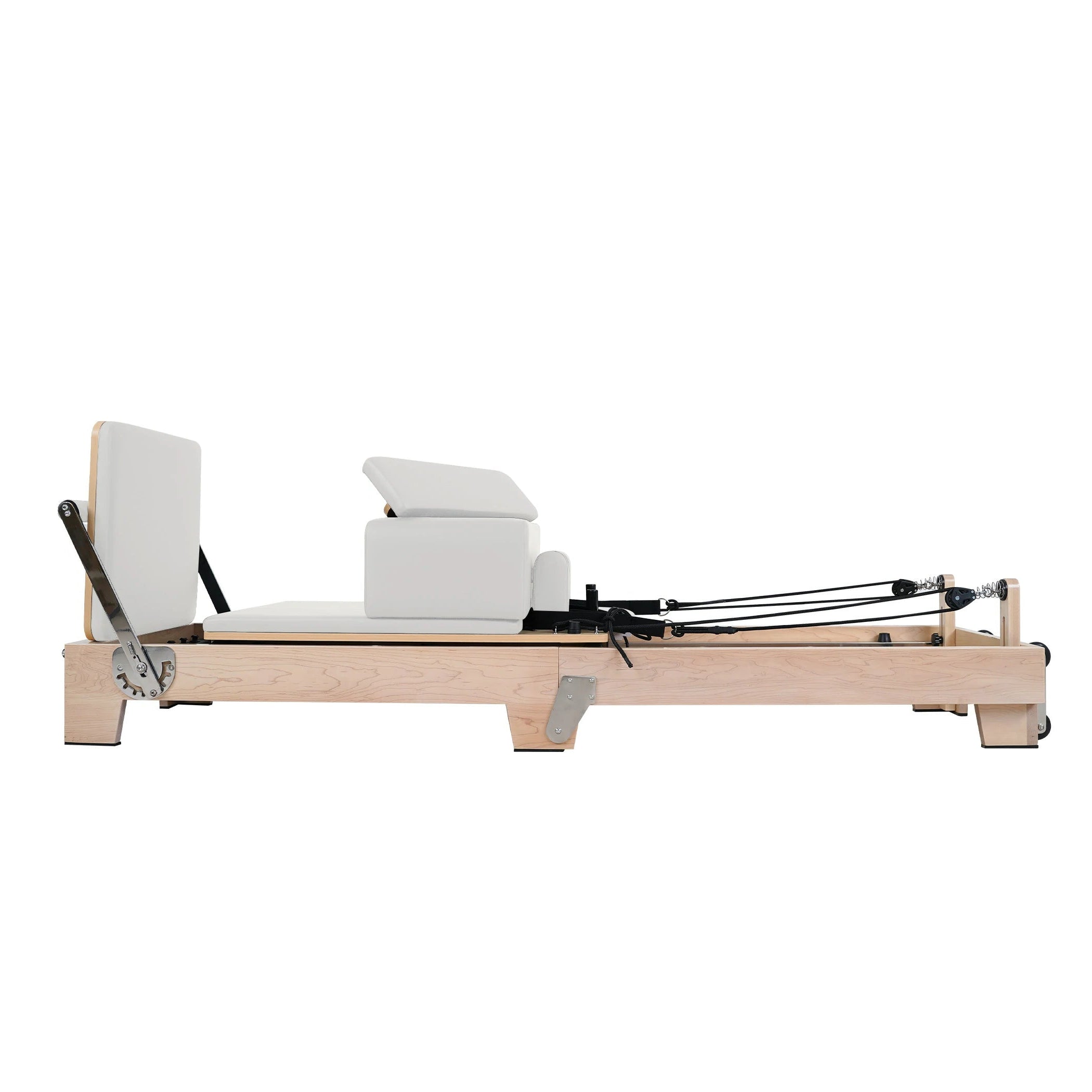 Maple Folding Classic Pilates Reformer – White