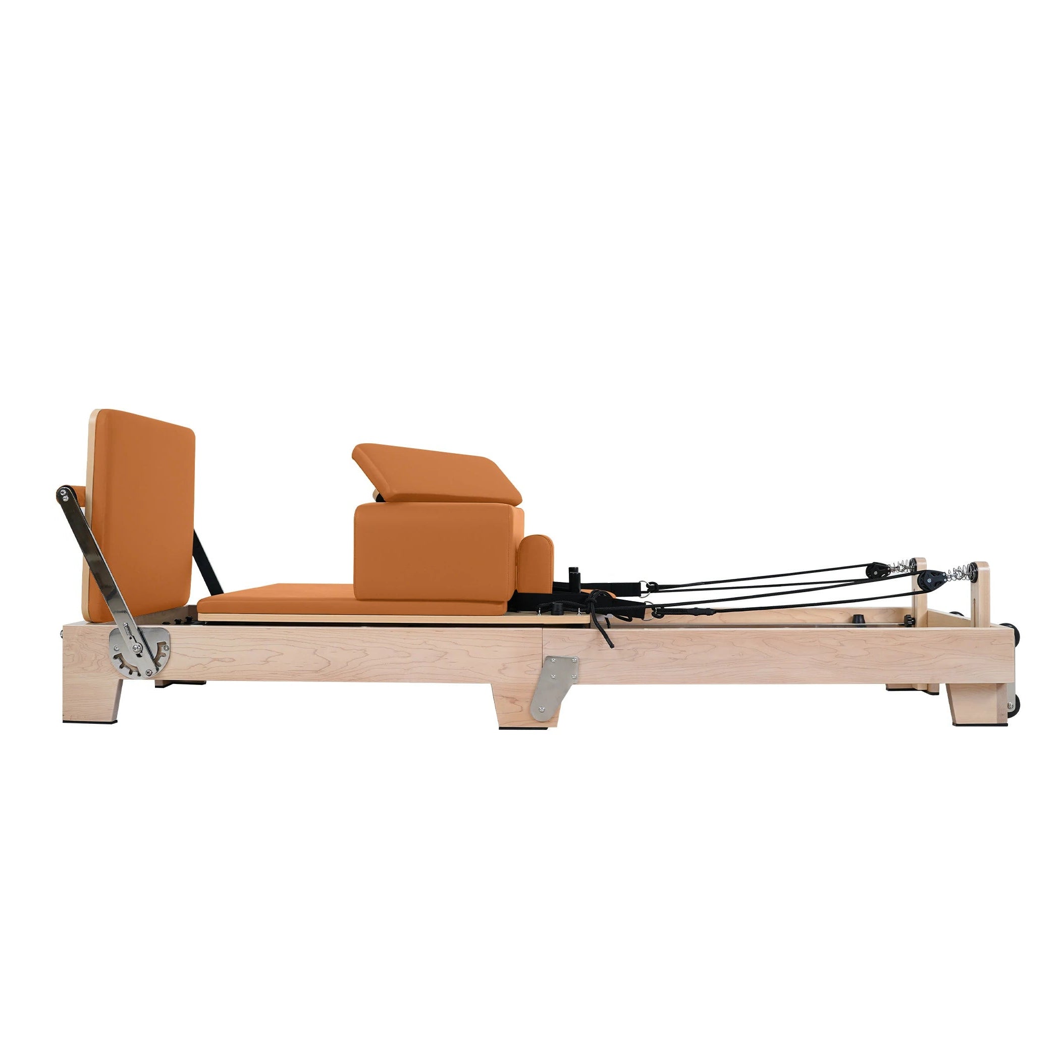 Maple Folding Classic Pilates Reformer – Orange
