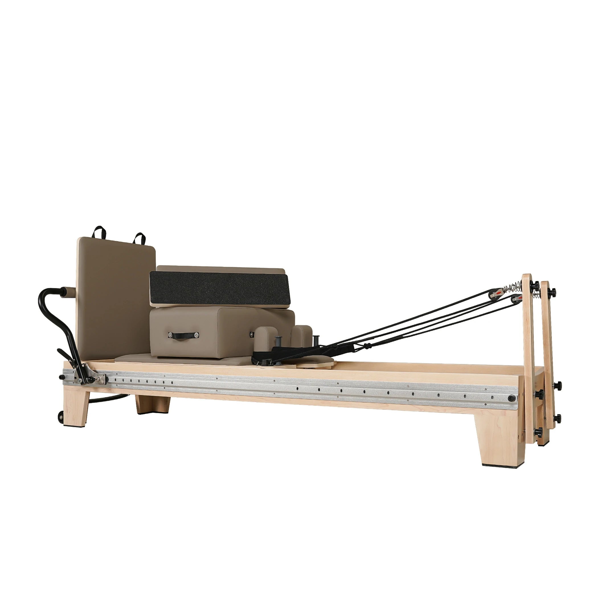 Maple  Full Track Split Glide Pilates Reformer Brown
