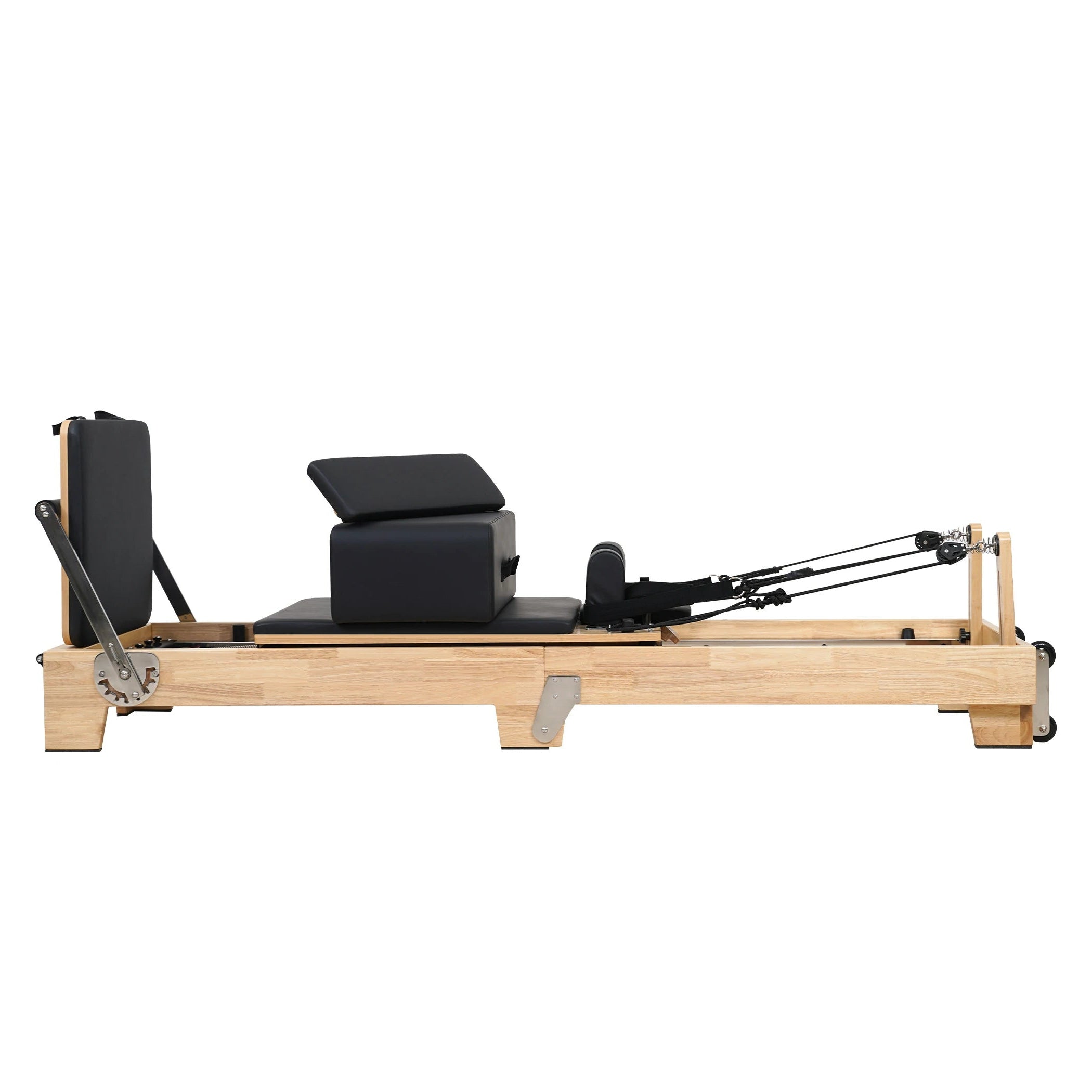 Oak Folding Classic Pilates Reformer – Black