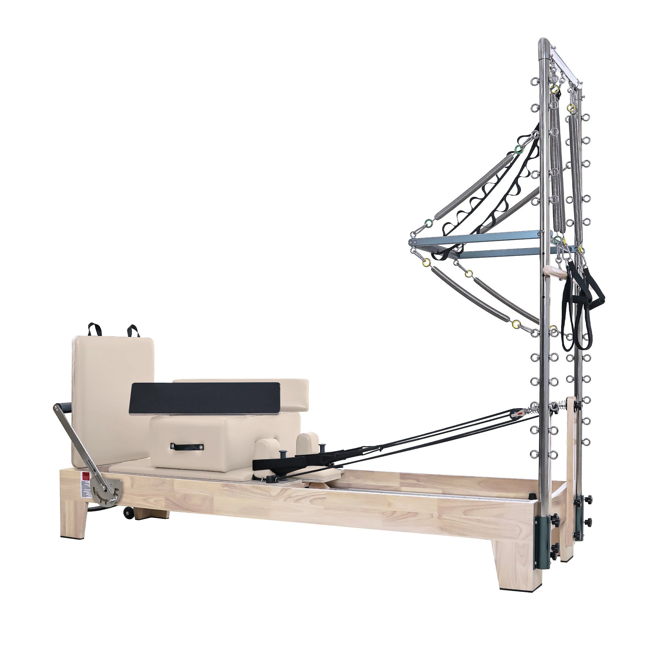 Pilates Reformer With Tower  Cream White