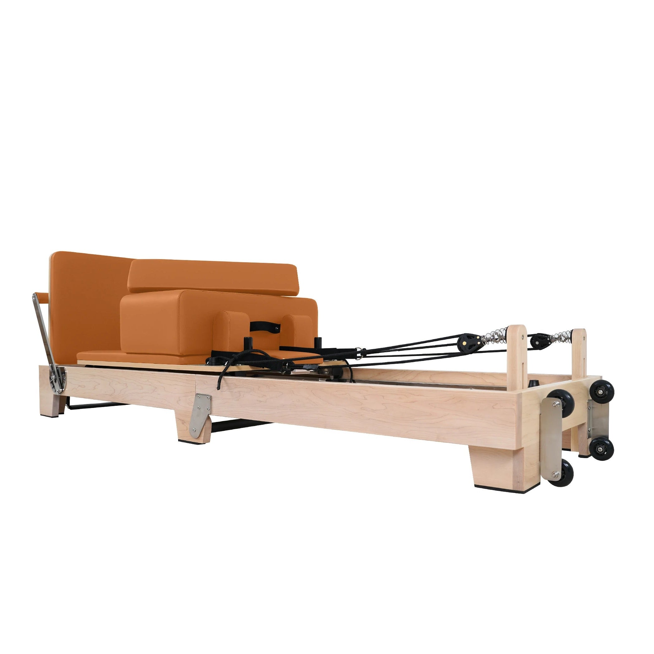 Maple Folding Classic Pilates Reformer – Orange