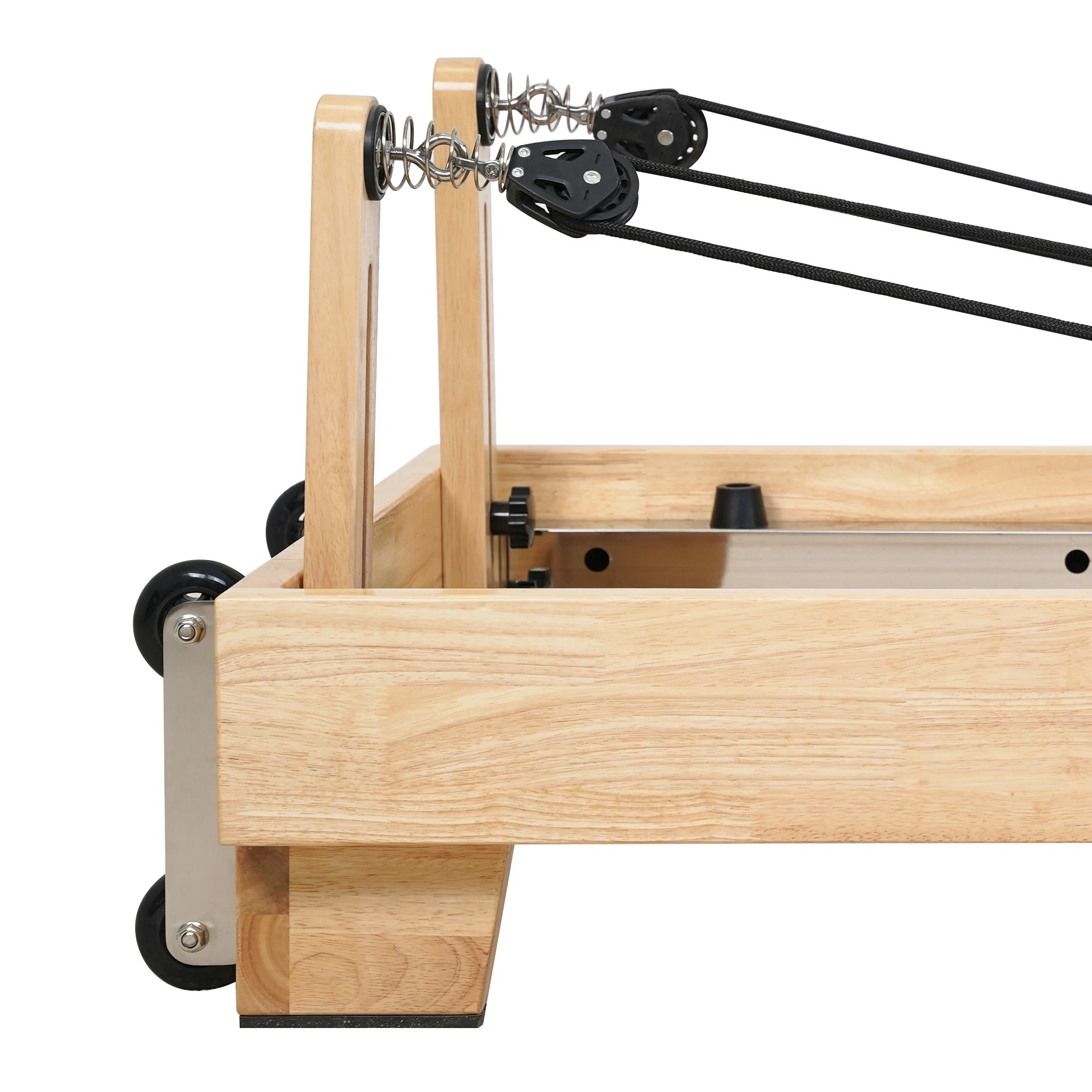 Oak Folding Classic Pilates Reformer – Black